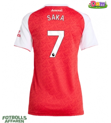 Arsenal Bukayo Saka #7 Hemmatröja Kvinnor 2025-26 Kortärmad
